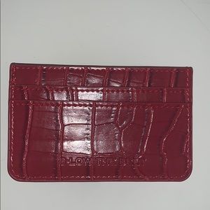 B-low the belt croc card case